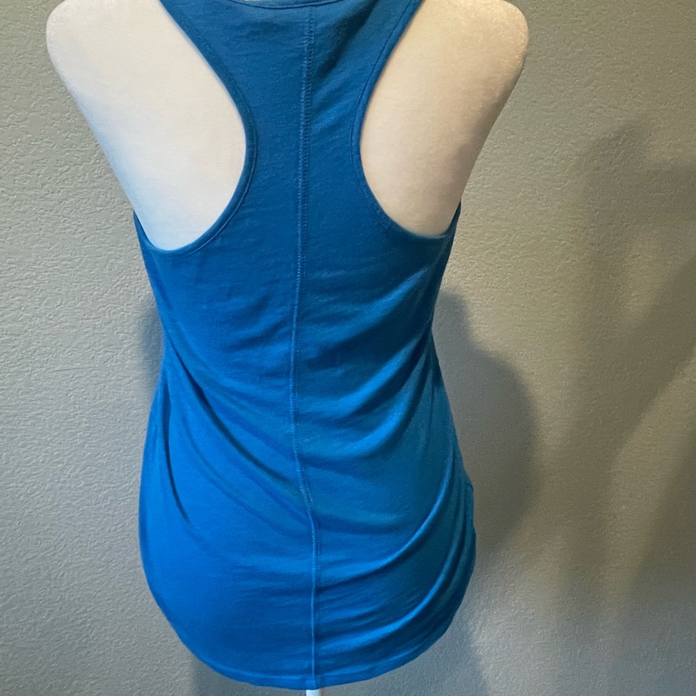 Soft Blue Fitted Tank Top